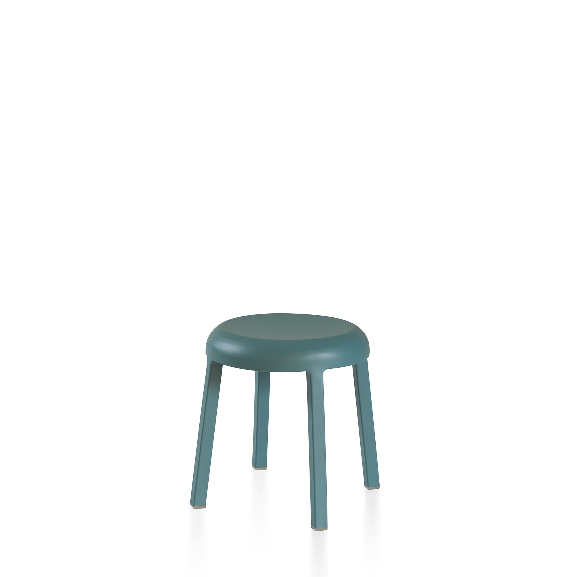 “Compact Emeco Za Mini Stool designed by Naoto Fukasawa for versatile use.”