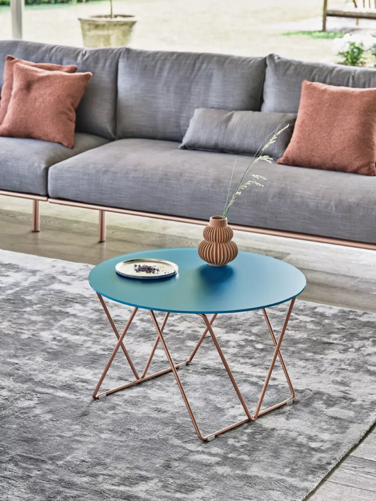 “Flexus by Bontempi modern Italian modular sofa in Royal Oak, Michigan showroom”