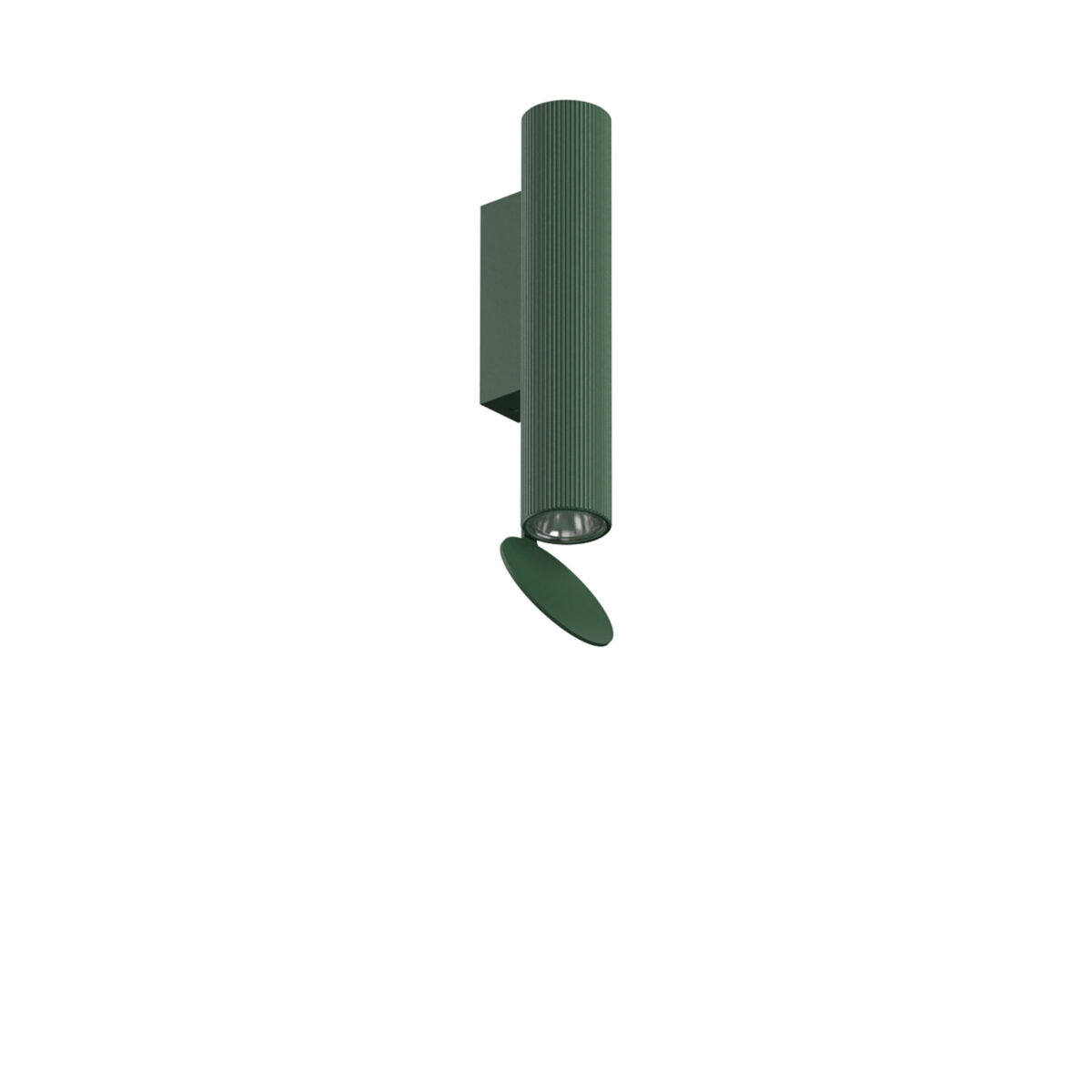 Flauta Riga 1 by Flos featuring a sleek cylindrical body with fine linear texture and DALI dimmable LED.