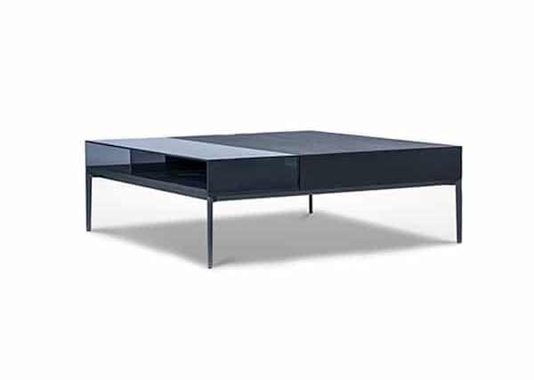 Flamingo Glass Table by Camerich, a sleek and modern design with a glass top, perfect for adding elegance and a contemporary touch to upscale dining rooms and interiors.