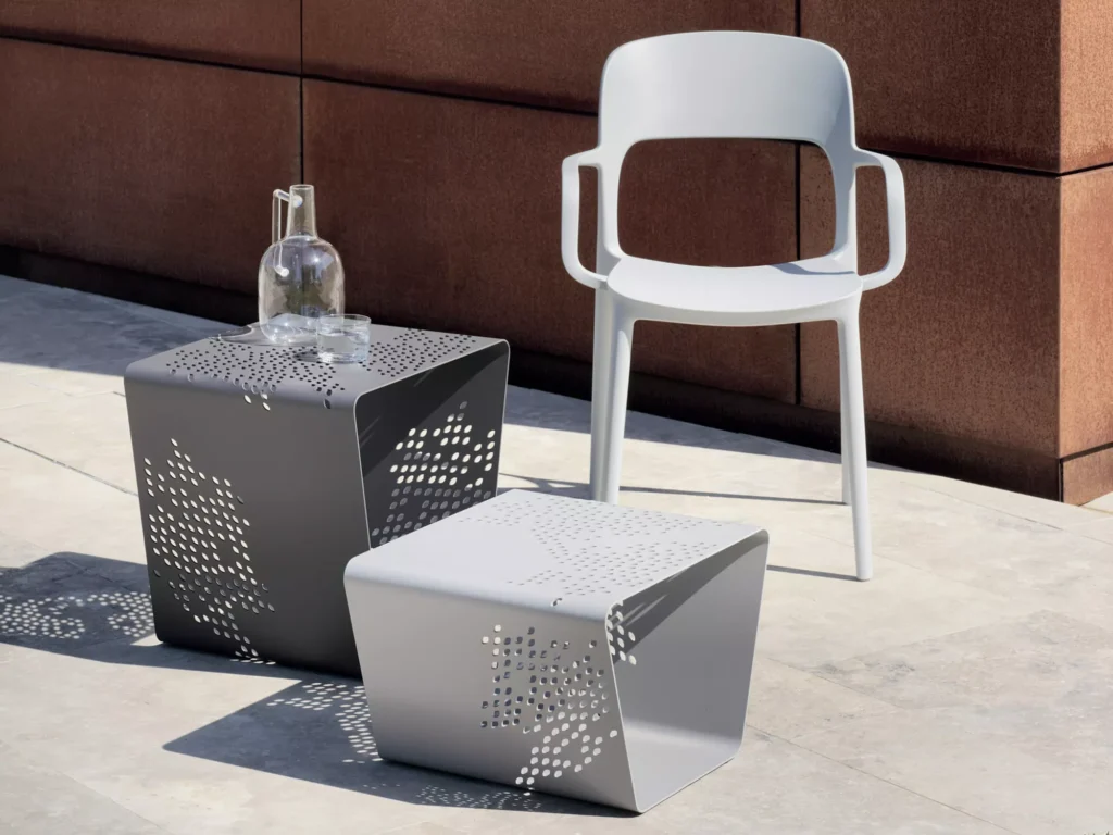 Pattern Outdoor by Bontempi – luxury modern Italian-design outdoor furniture piece showcased at Italcasa Design showroom in Royal Oak, Michigan