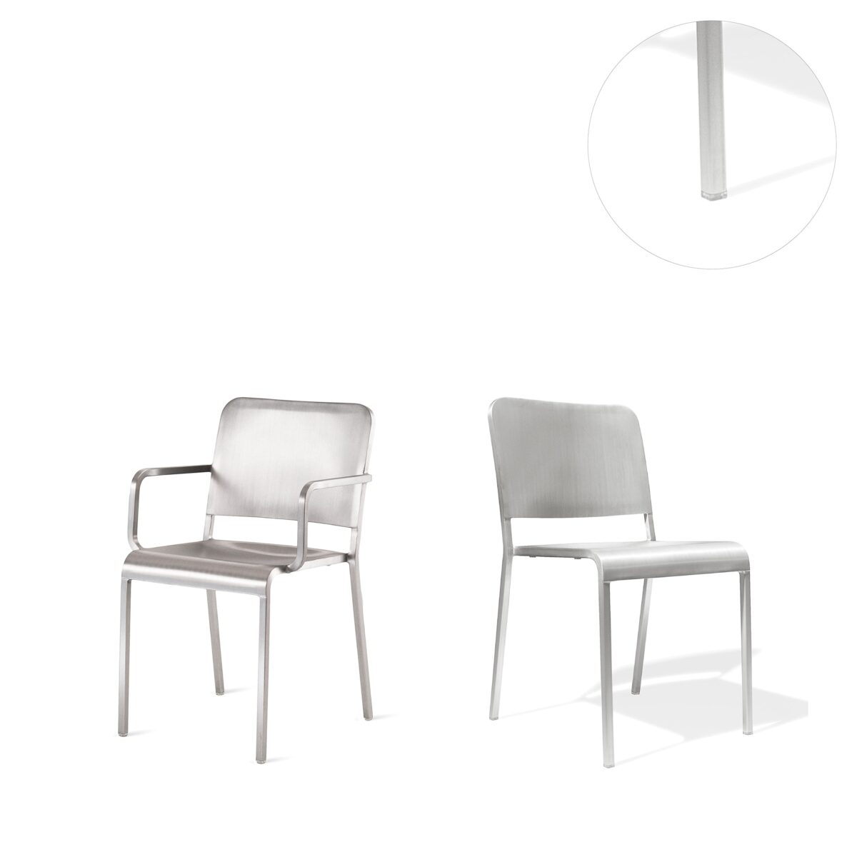 Set of 4 Glides for 20-06 Chair by Emeco – Soft TPU glides for smooth floor movement and protection.
