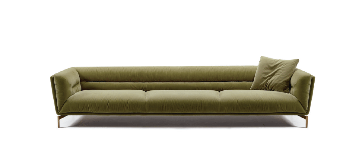 Nicoline Gary couch featuring slim modern profile