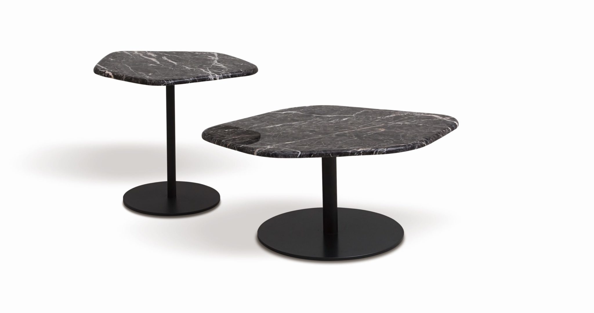 "Hanna Shape Table by Camerich, a unique and modern design with elegant curves, perfect for adding a stylish and functional centerpiece to contemporary dining spaces."