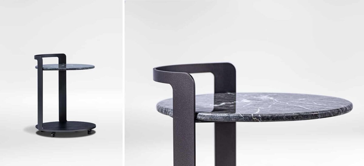 Harmon Petite Table by Camerich, a compact and stylish design with modern elegance, perfect for enhancing small spaces with sophistication and functionality.