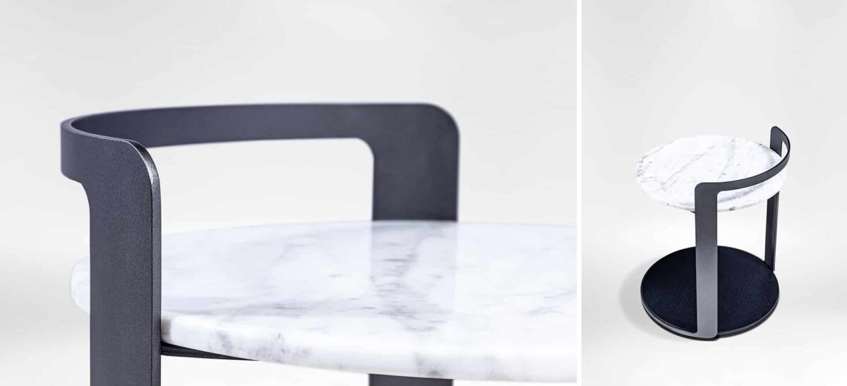 Harmon Petite Table by Camerich, a compact and stylish design with modern elegance, perfect for enhancing small spaces with sophistication and functionality.