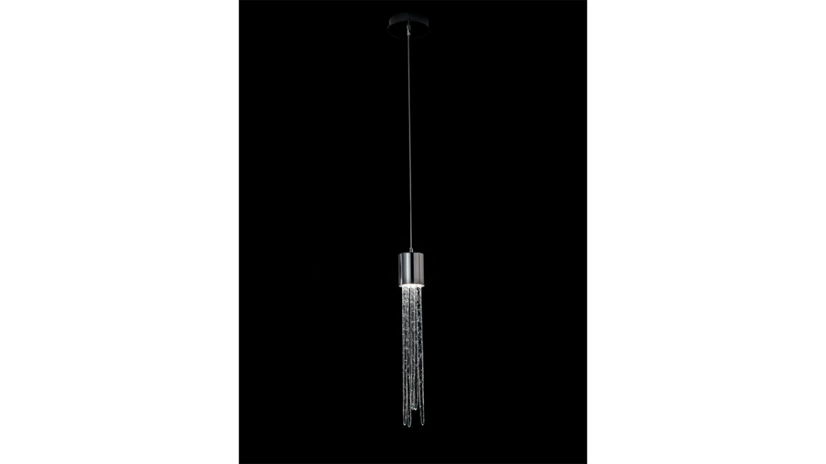 Ice Suspension Reflex modern Italian hanging fixture with translucent glass design ideal for refined Birmingham Michigan homes