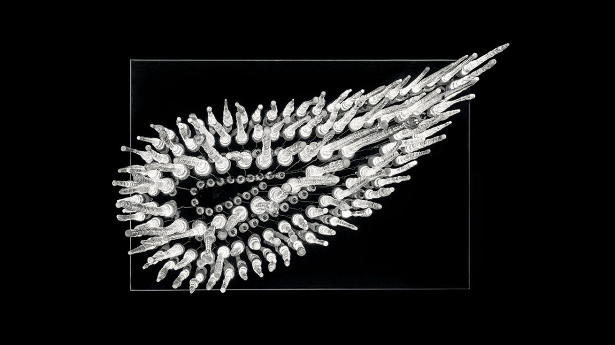 Ice Chandelier Reflex luxury Italian glass chandelier with sculptural frozen effect tailored for upscale interiors in Royal Oak Michigan