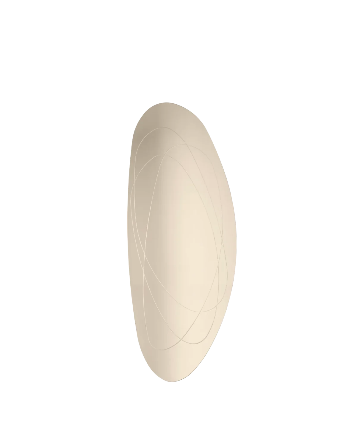 “INCISO by Connubia modern decorative wall mirror – Italian design with engraved glass accents and minimalist aesthetic”