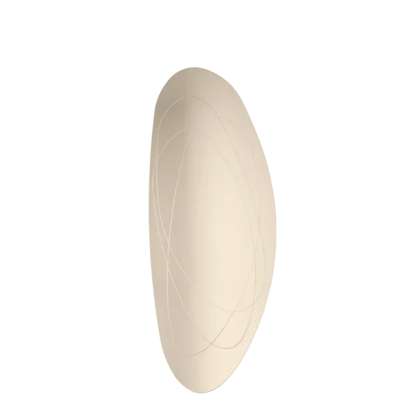 “INCISO by Connubia modern decorative wall mirror – Italian design with engraved glass accents and minimalist aesthetic”