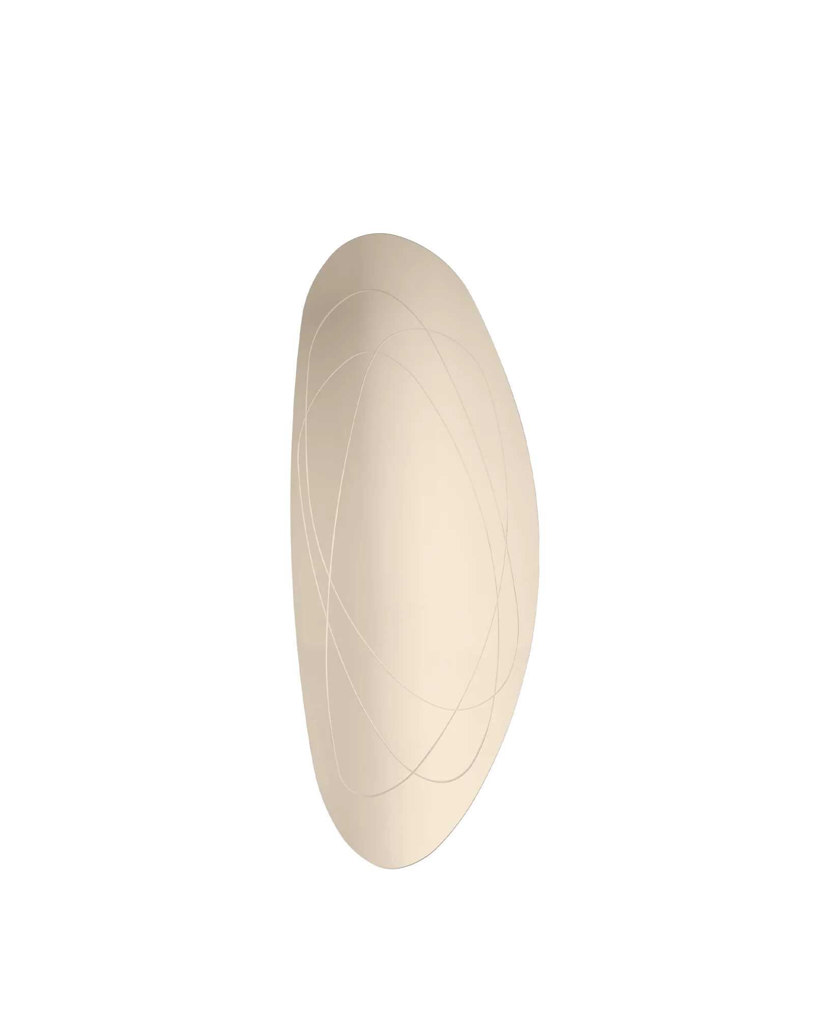 “INCISO by Connubia modern decorative wall mirror – Italian design with engraved glass accents and minimalist aesthetic”