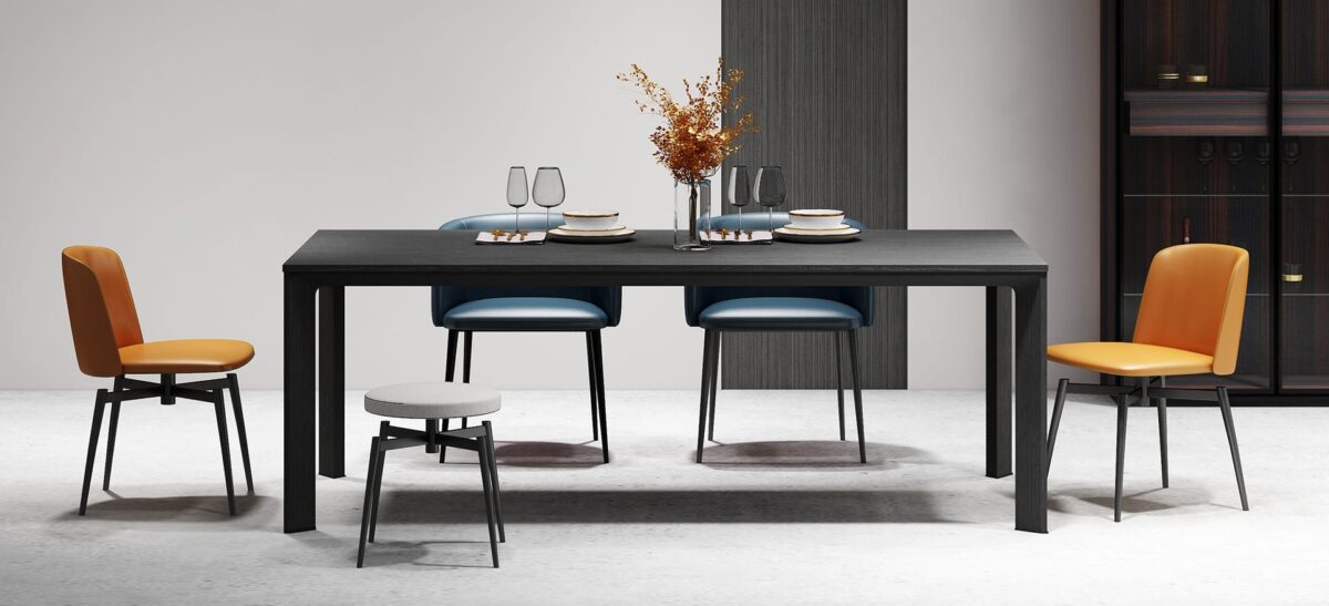Stylish Joint Table with wooden base