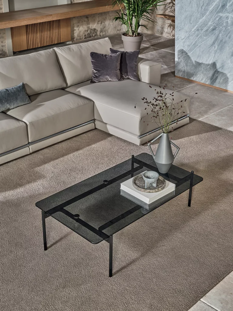 “Karol by Bontempi luxury Italian upholstered chair in Royal Oak, Michigan showroom”