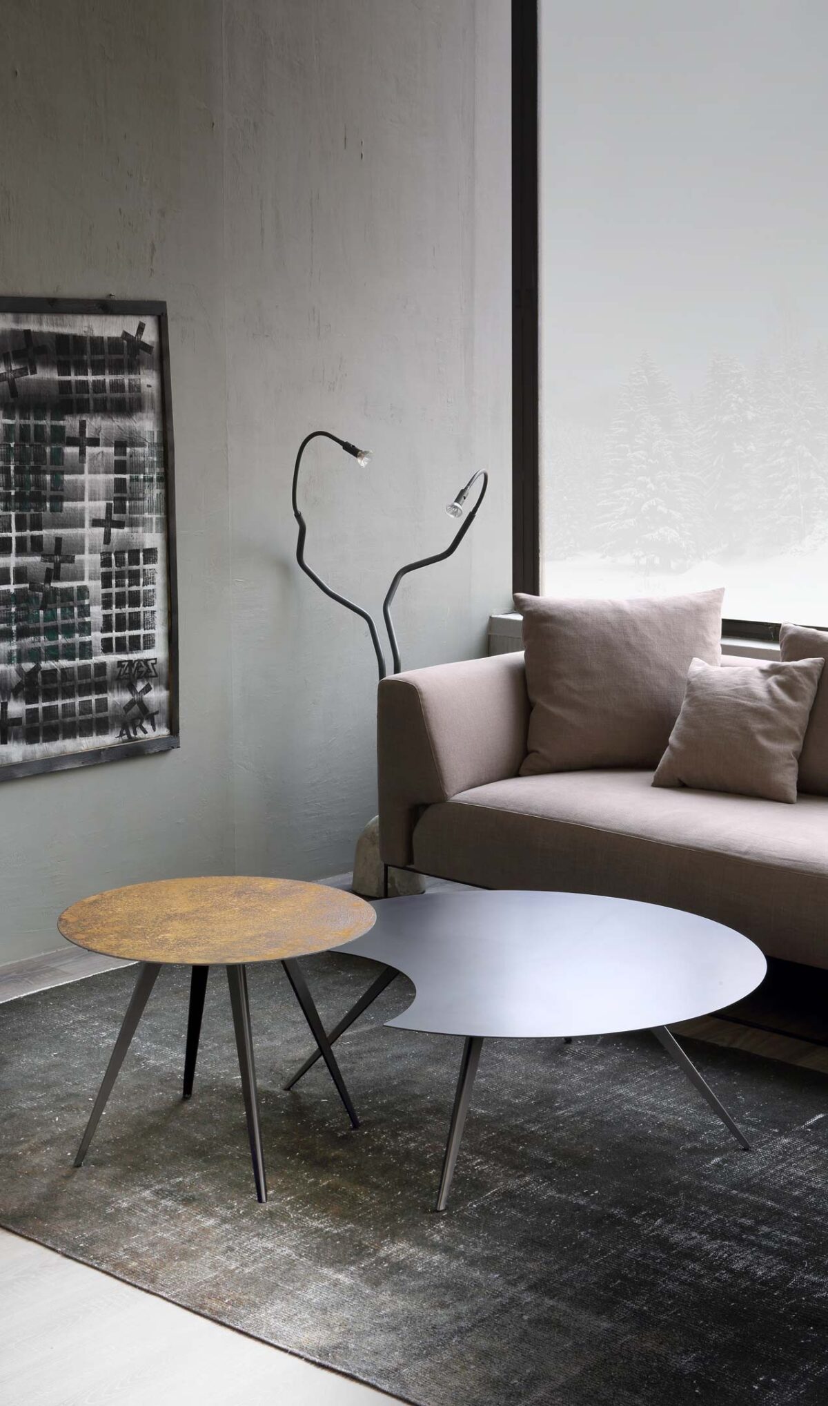 “LARA & DARA by Zeusnoto showcasing two distinct yet harmonized designs in matte metal construction.”