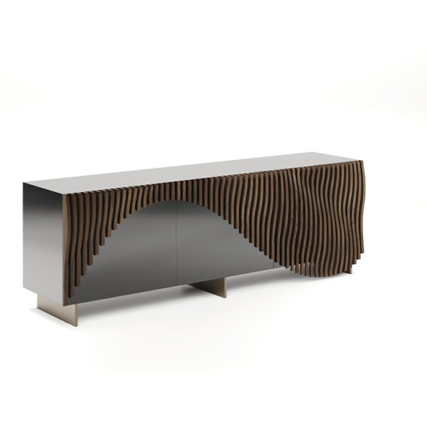 Modern Italian Accent Buffet by Reflex with smoked mirror and bronze finish