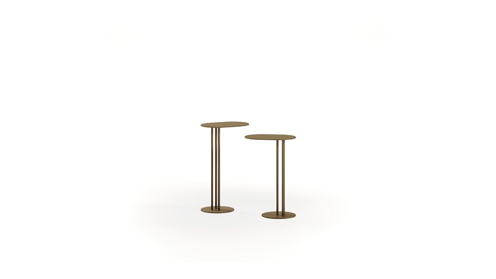 Luna 40 modern table by Reflex in Royal Oak showroom