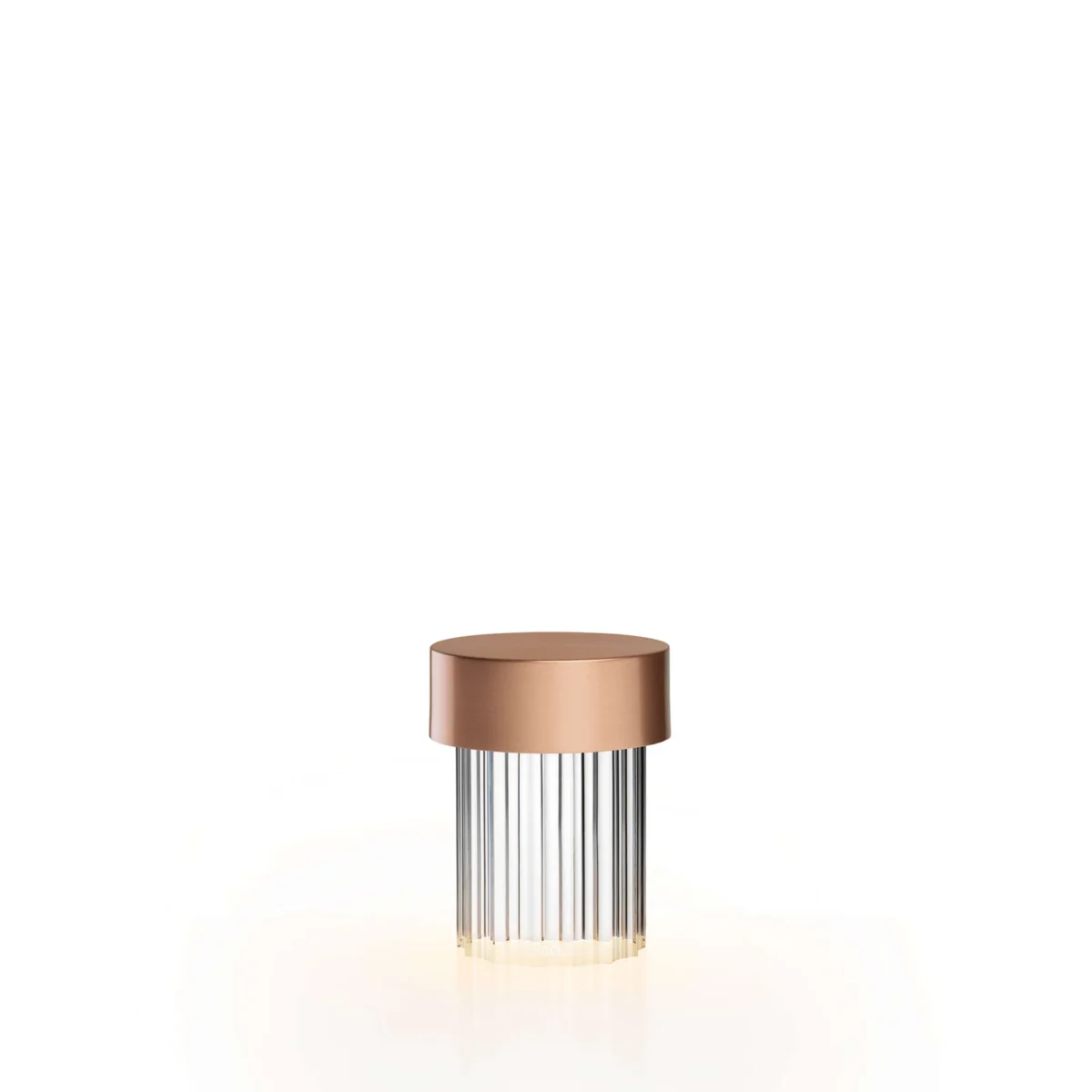 Last Order Fluted Flos contemporary portable lamp with fluted crystal base ideal for refined interiors in Birmingham Michigan