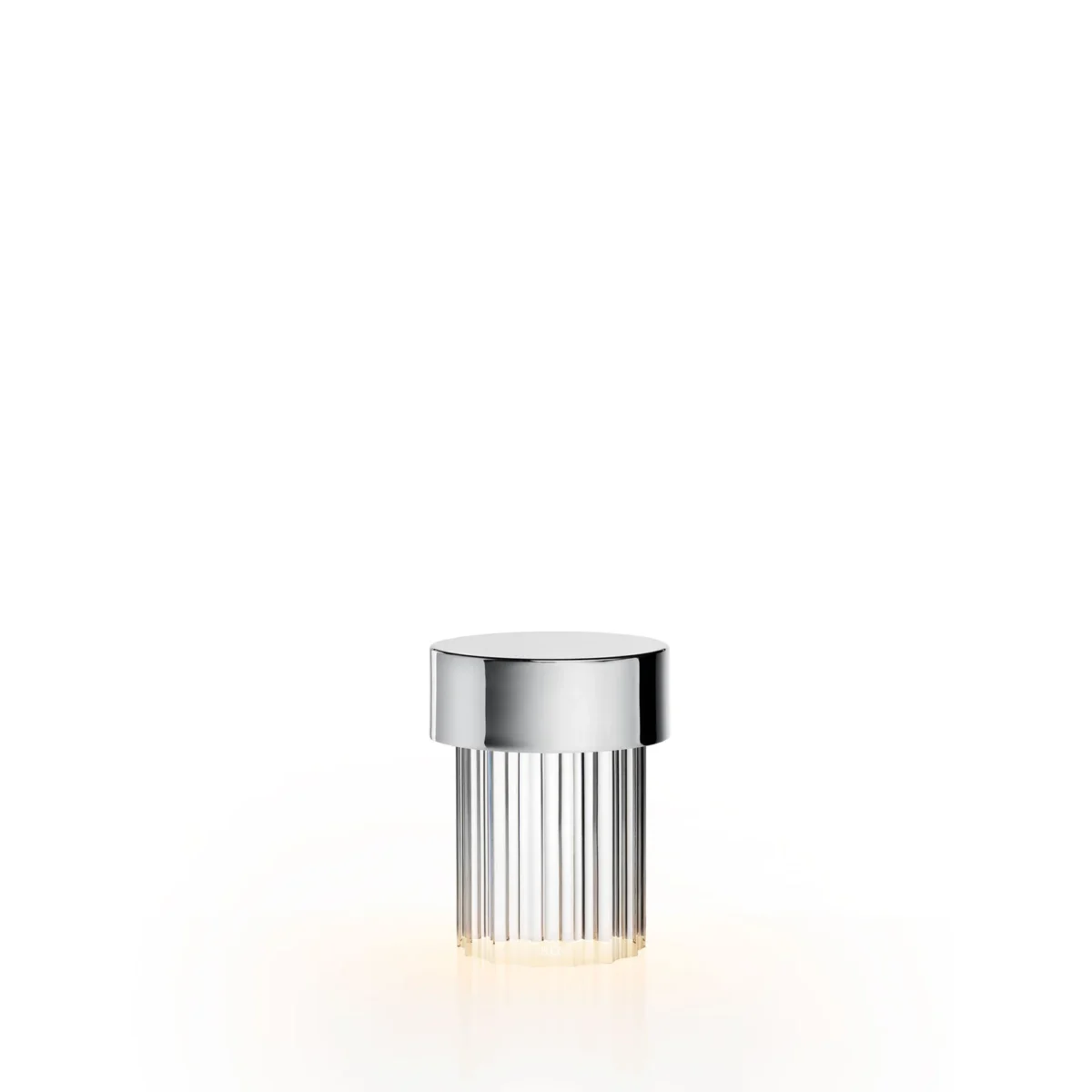 Last Order Fluted Flos contemporary portable lamp with fluted crystal base ideal for refined interiors in Birmingham Michigan
