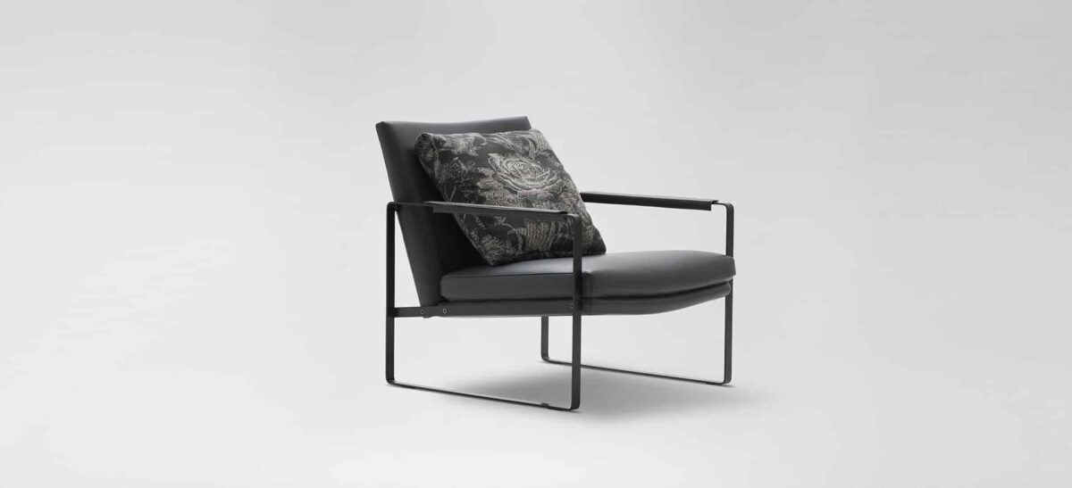 Elegant chair with minimalist silhouette