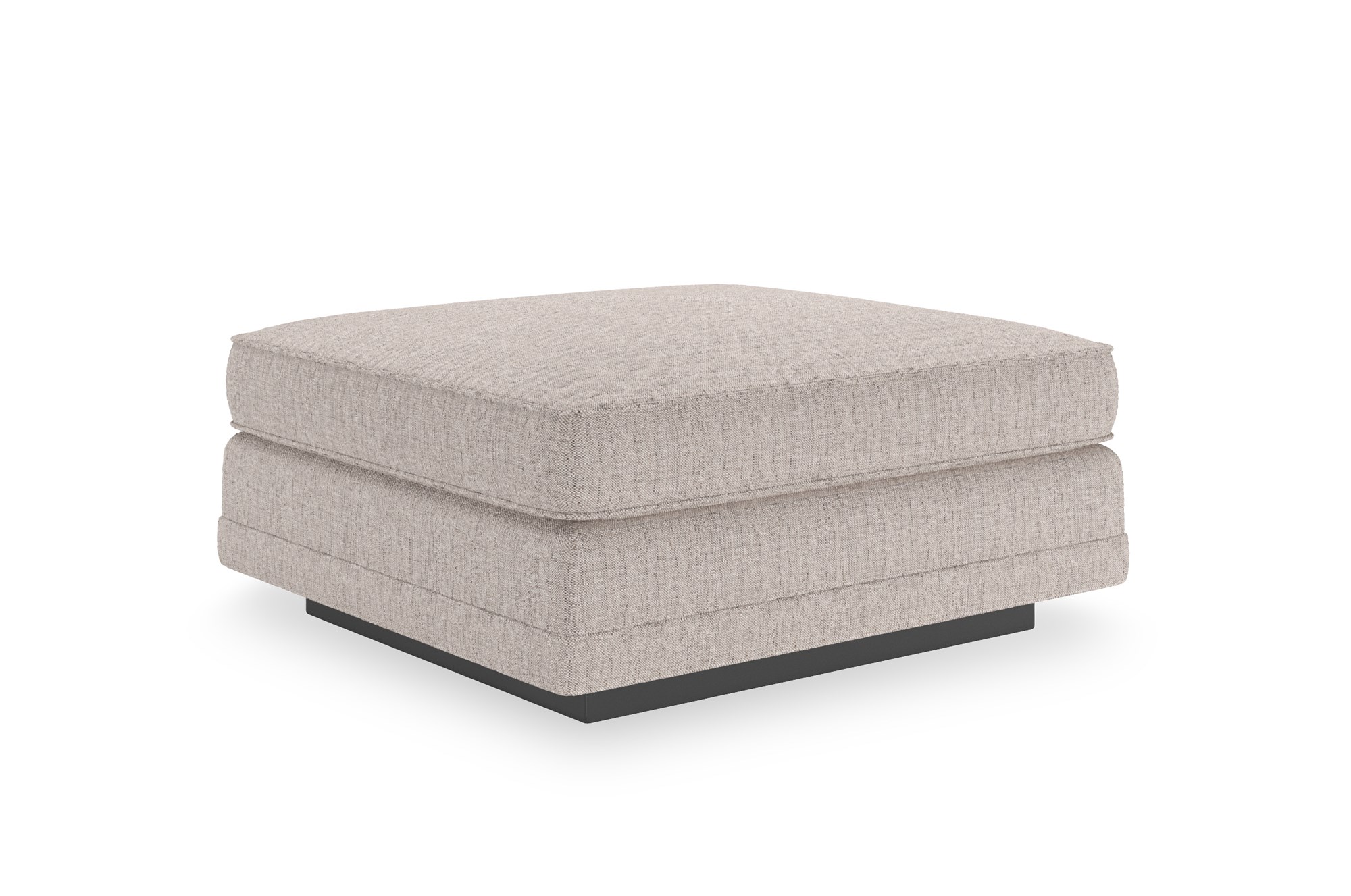 Charming Luxe Charm Ottoman by Caracole, combining refined design and plush cushioning for a sophisticated touch to your living room or lounge area.