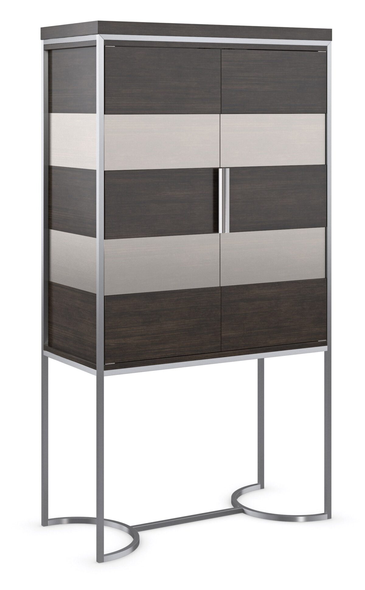 Stylish and luxurious La Moda Bar Cabinet by Caracole, featuring sleek lines and elegant finishes, perfect for adding a touch of sophistication to your home.