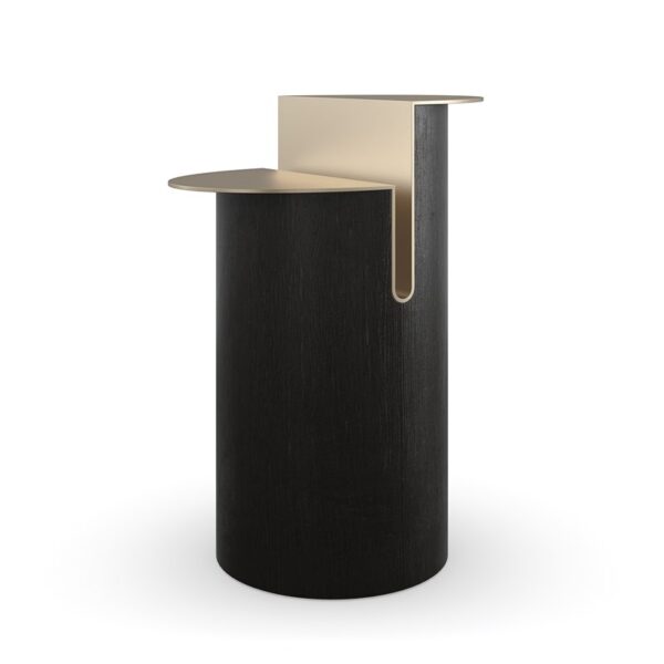 Discord by Caracole — a bold accent chair with a sculptural frame and plush upholstered seat.