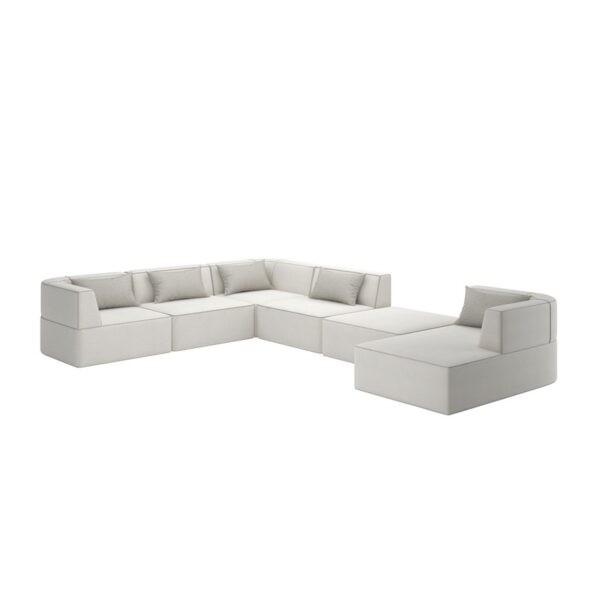 Transform your space with the Marbella 6PC Sectional by Caracole, a perfect fusion of luxurious comfort and timeless design.