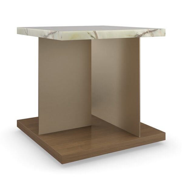 Cape Verde End Table by Caracole – Elegant end table with a sleek, contemporary design, ideal for modern living spaces in Royal Oak, Michigan.