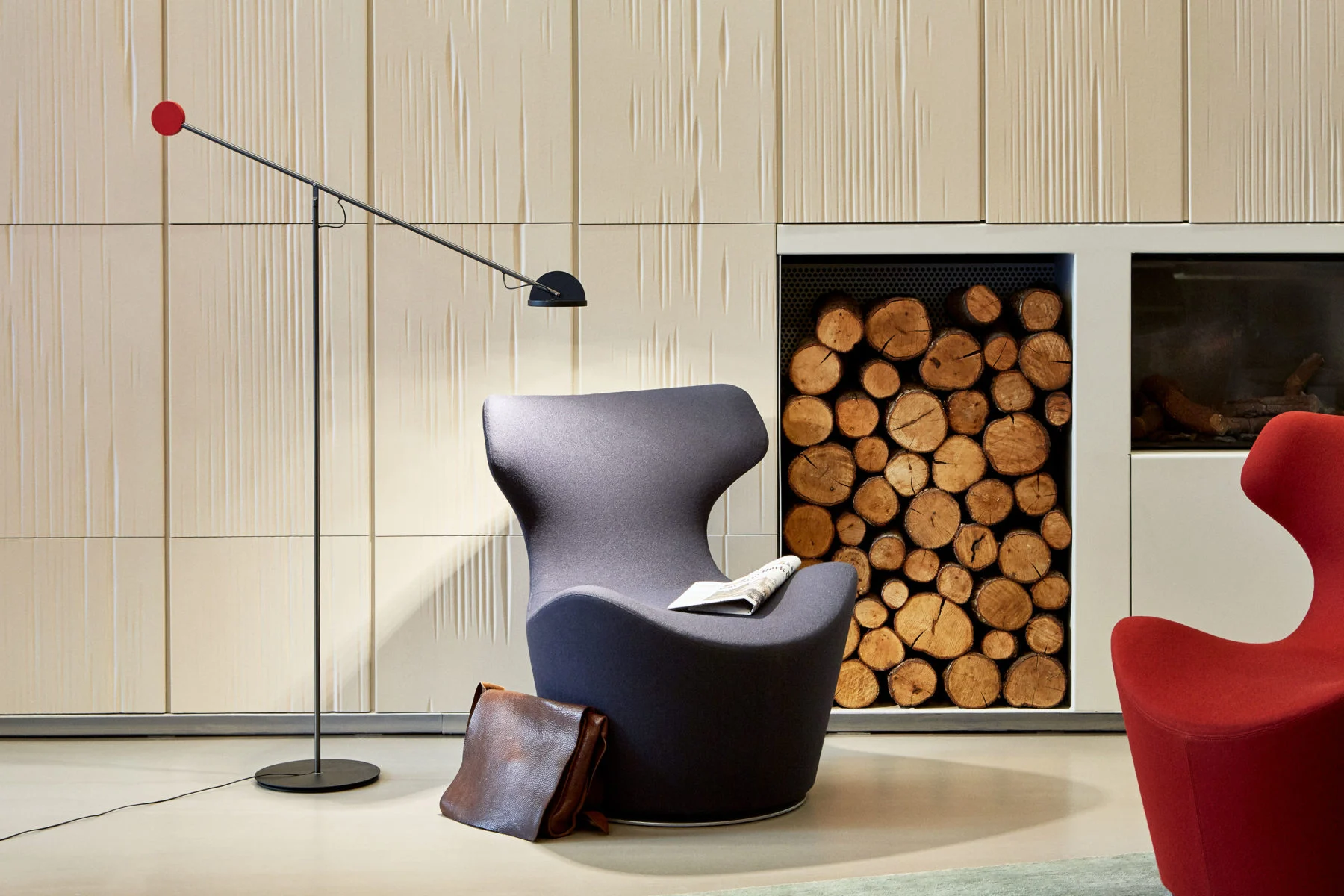 “Copérnica hanging light by Marset – minimalist pendant fixture combining balance, shape, and style”