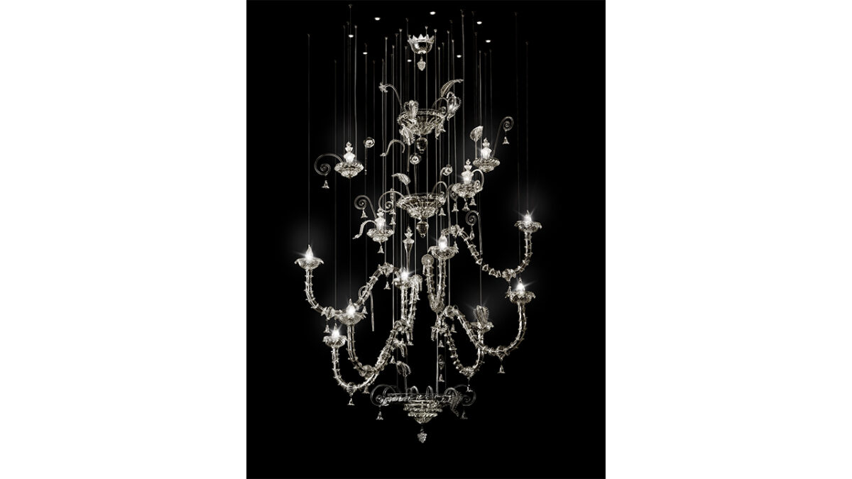 Molecular Reflex luxury Italian console table with sculptural base tailored for upscale entryways in Royal Oak Michigan