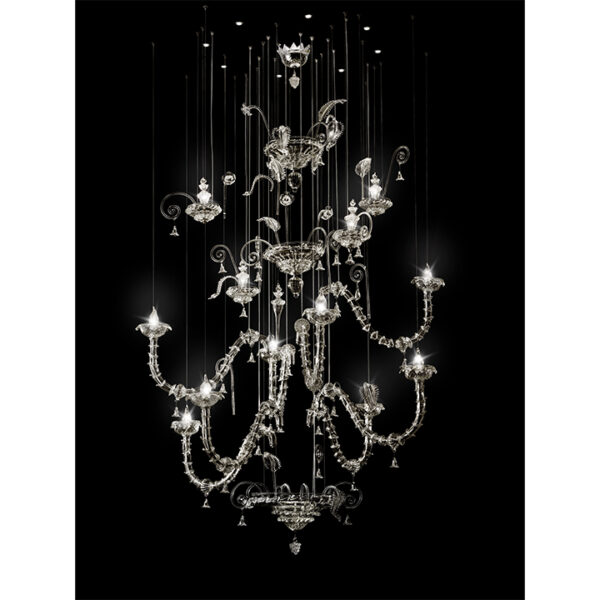 Molecular Reflex luxury Italian console table with sculptural base tailored for upscale entryways in Royal Oak Michigan