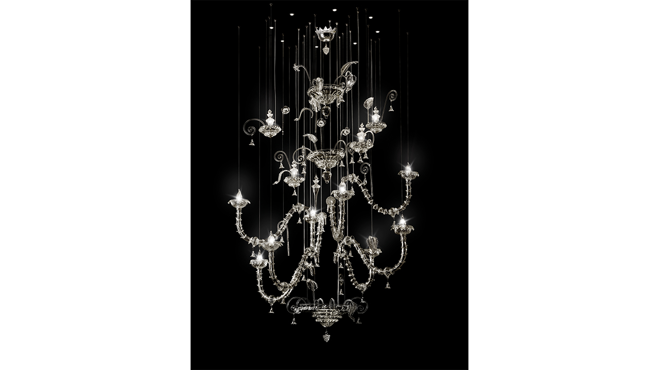 Molecular Reflex luxury Italian console table with sculptural base tailored for upscale entryways in Royal Oak Michigan