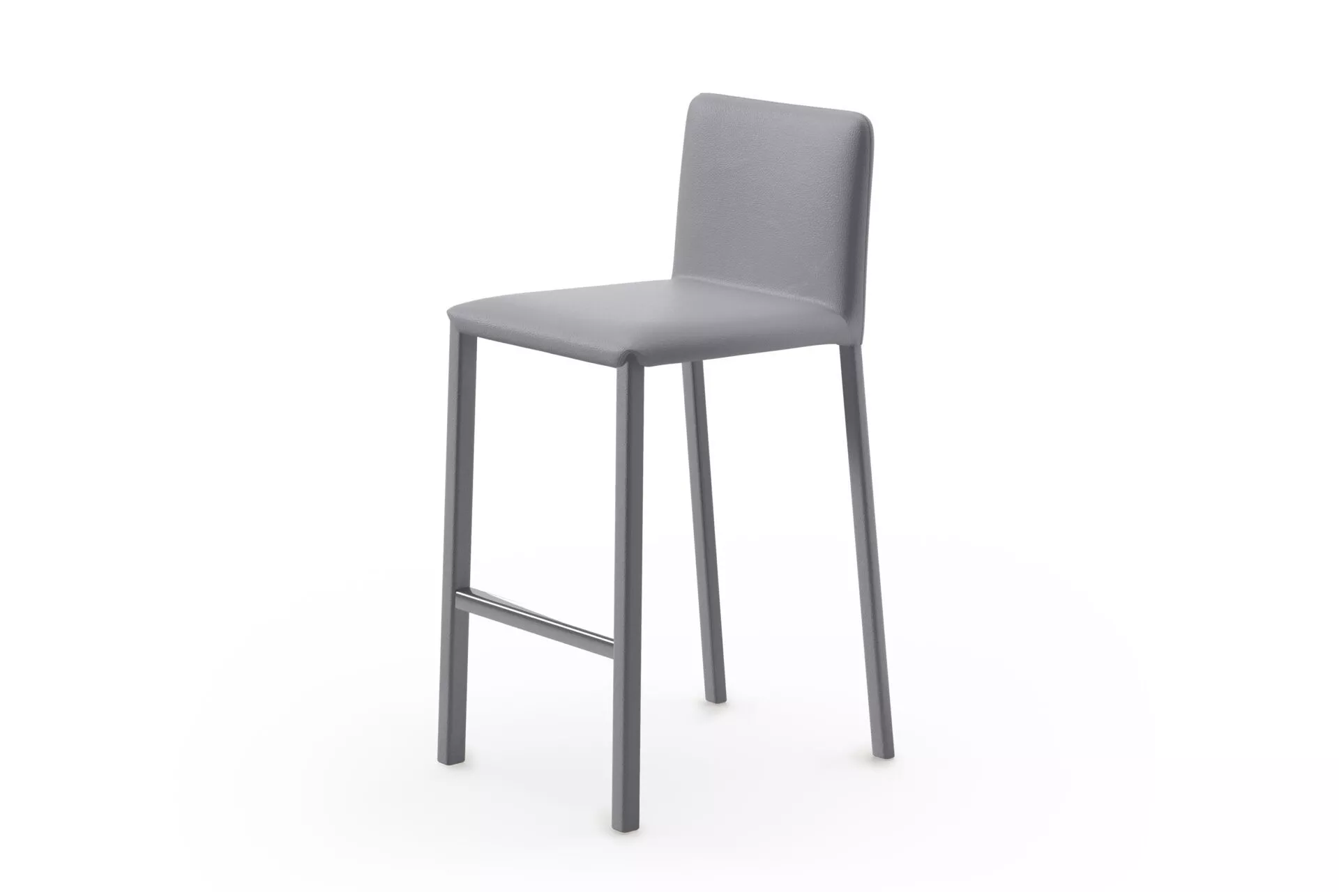 Peressini Marion 63 bar stool with a sleek, minimalist design, featuring a durable metal frame and upholstered seat in a variety of fabric and leather options.