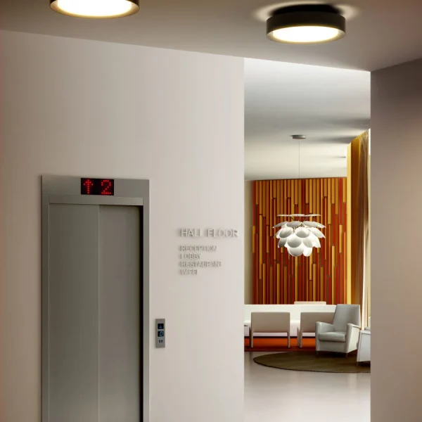 “Plaff-on! by Marset ceiling light – contemporary slim profile with soft, even illumination”