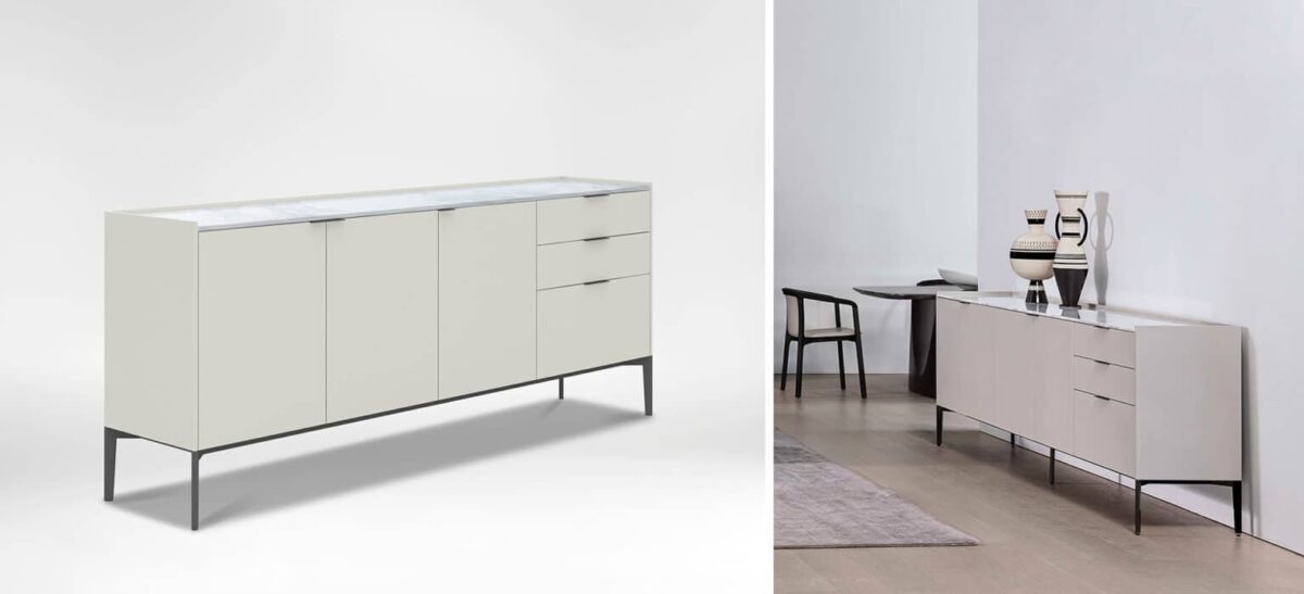 Matrix Cabinet (High Base) by Camerich – Stylish home storage.