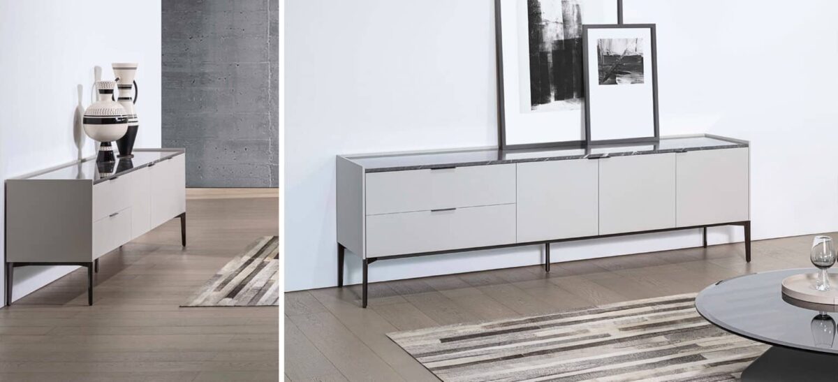 Elegant Matrix Media Cabinet (High Base) by Camerich.