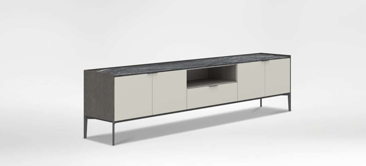 Stylish Matrix Media Cabinet (High Base) by Camerich.