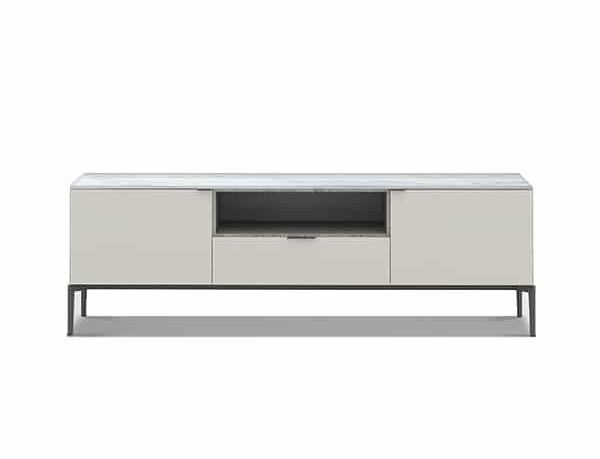 Matrix Media Cabinet with high base by Camerich.