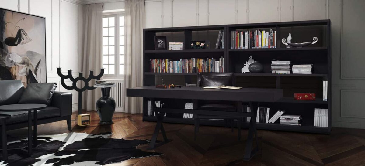 Sleek Max Bookcase by Camerich for contemporary interiors