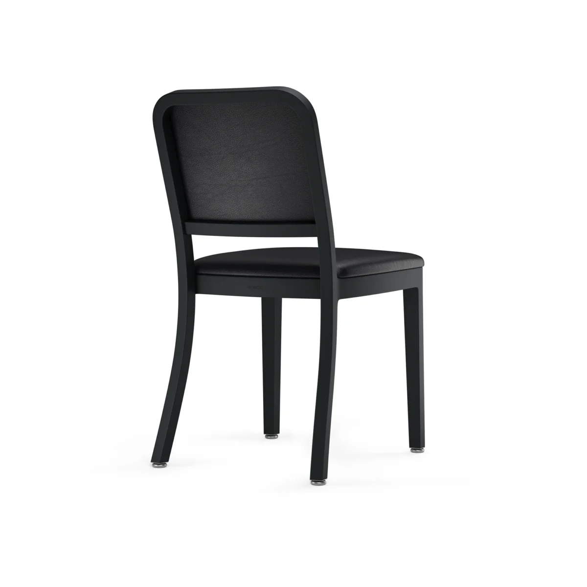 Sleek side chair with industrial look and lightweight construction by Jasper Morrison.