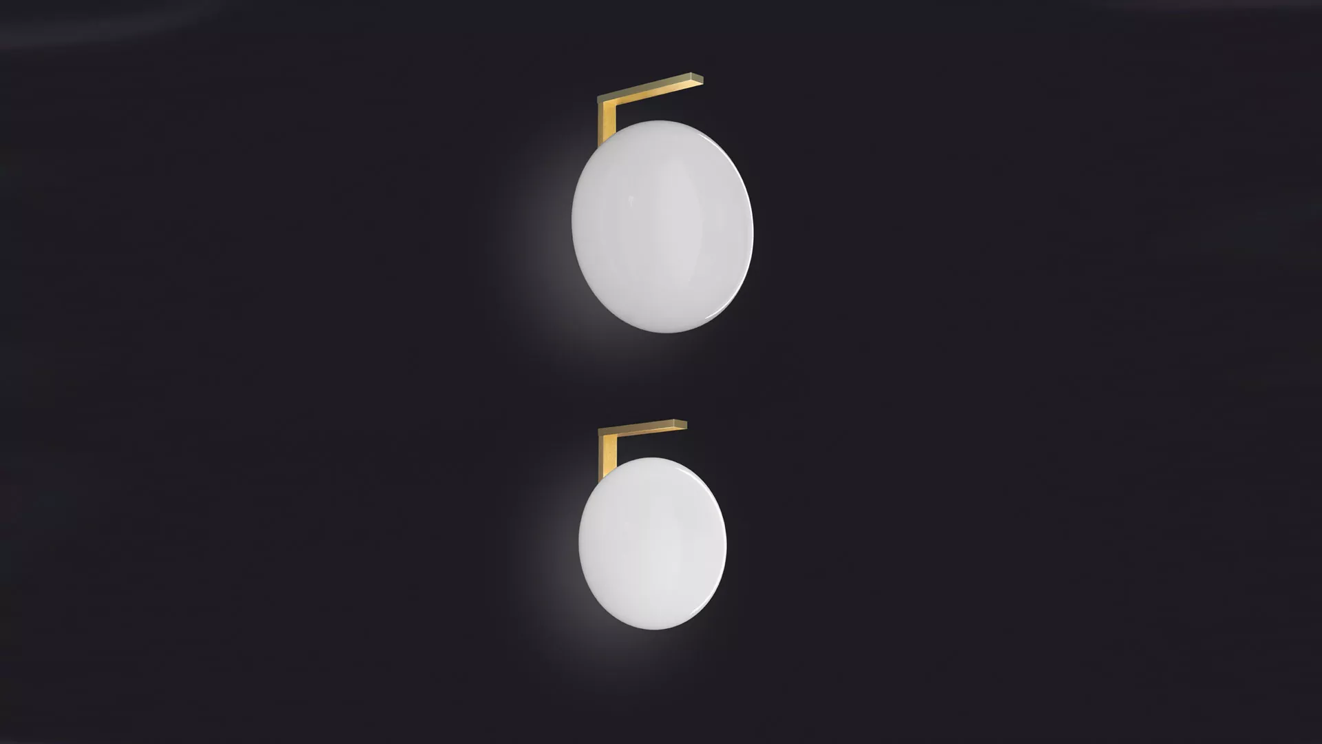 “Alba by Oluce modern Italian table lamp – opaline glass globe with brushed metal base, emitting warm ambient light”