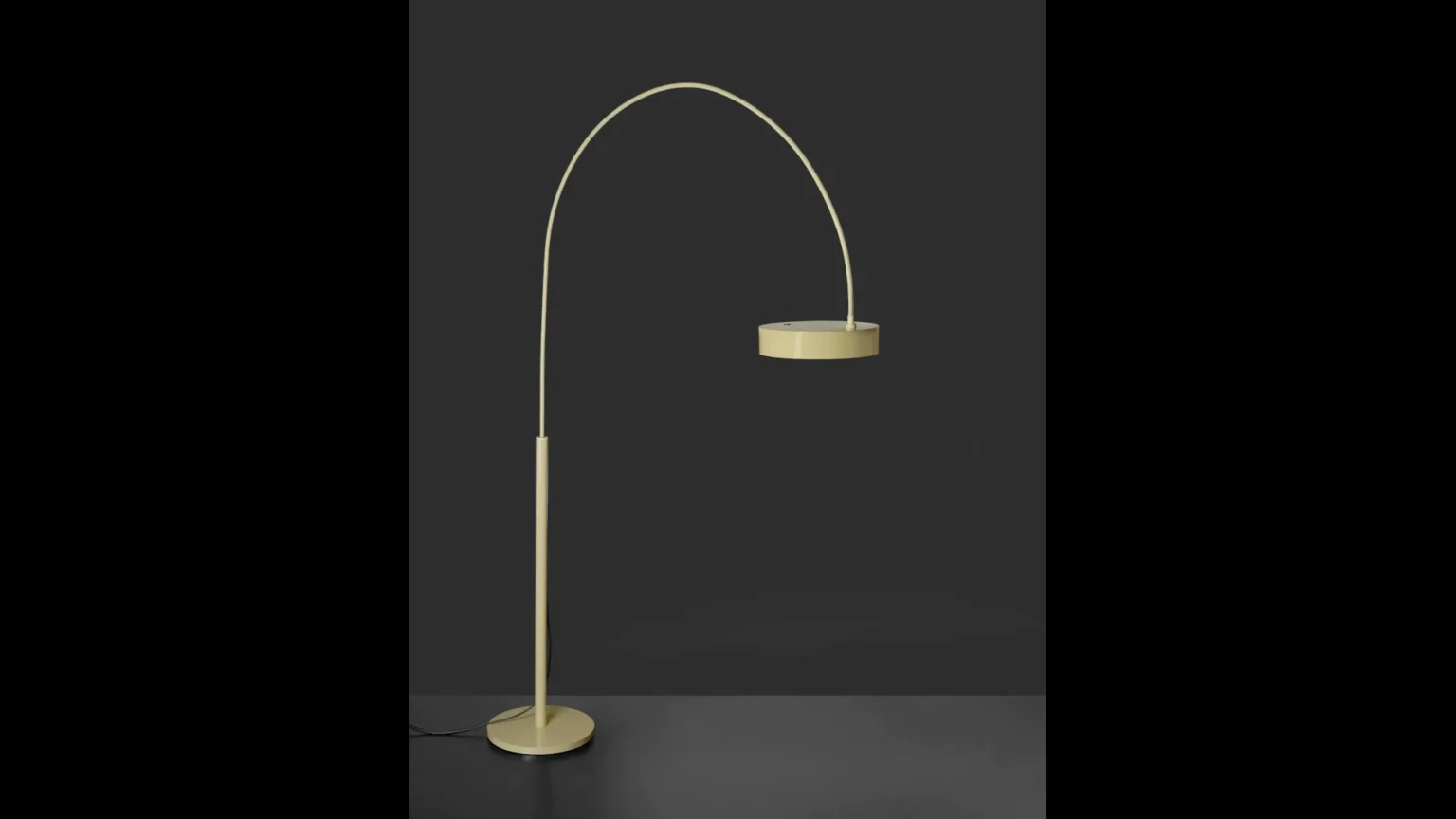 “Berlin-Out by Oluce contemporary weatherproof wall light – sleek round outdoor fixture in anodized metal with soft, diffused glow”