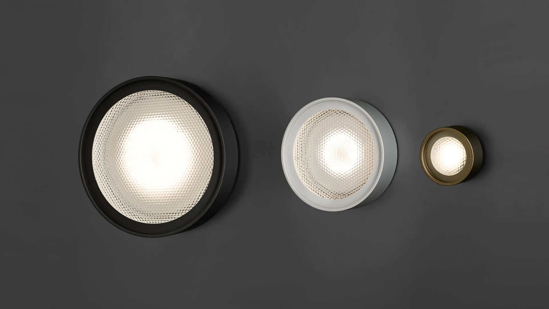 “Berlin-Out by Oluce stylish outdoor lighting fixture – minimalist round wall-mounted lamp with durable materials for garden or patio”