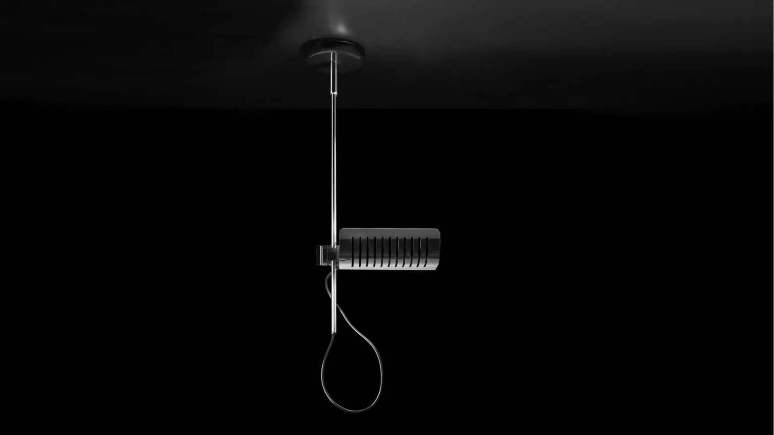 “Colombo by Oluce luxury modern lighting – chrome floor lamp with swivel head for targeted illumination”