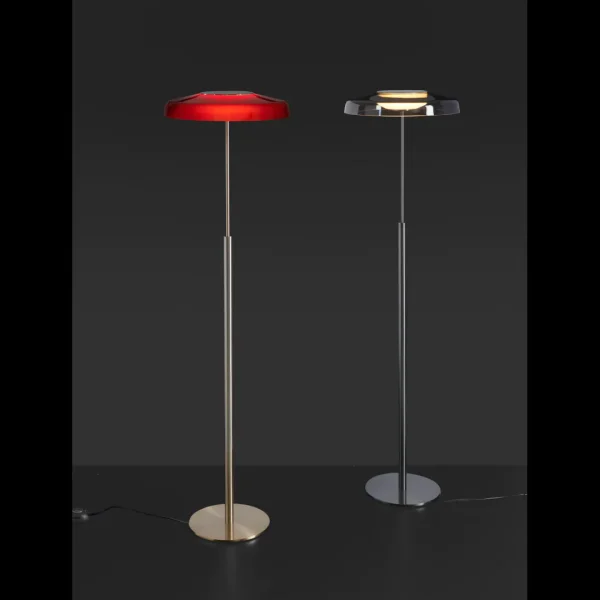 “Dora by Oluce contemporary designer lighting – elegant spherical diffuser with clean lines and soft ambient glow”
