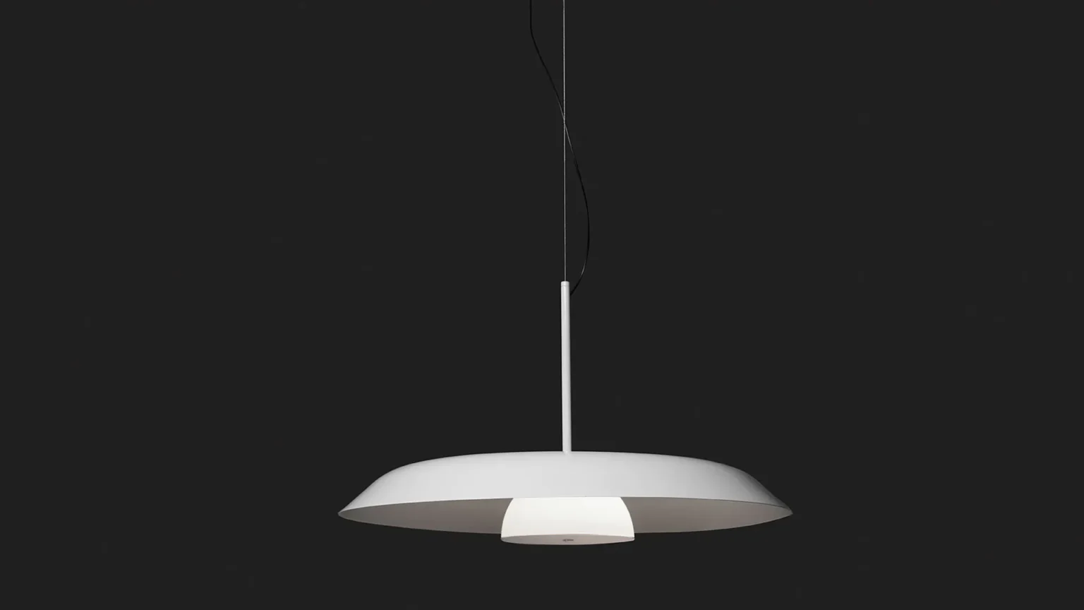 “Iride by Oluce decorative Italian wall lamp – round metallic structure with soft diffused illumination and mirror finish”