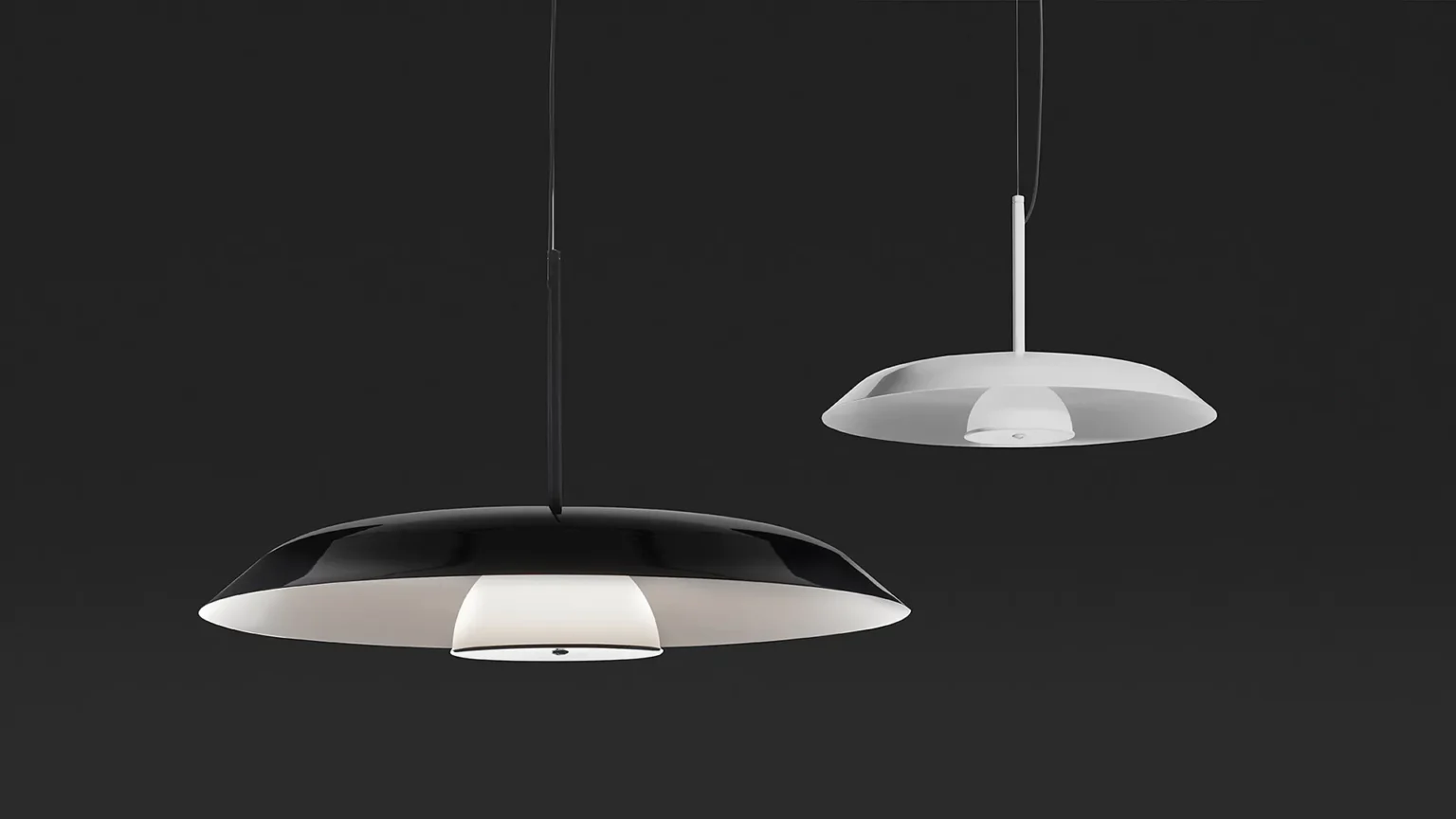 “Iride by Oluce modern Italian wall lamp – circular design with mirrored glass surface and central light source”