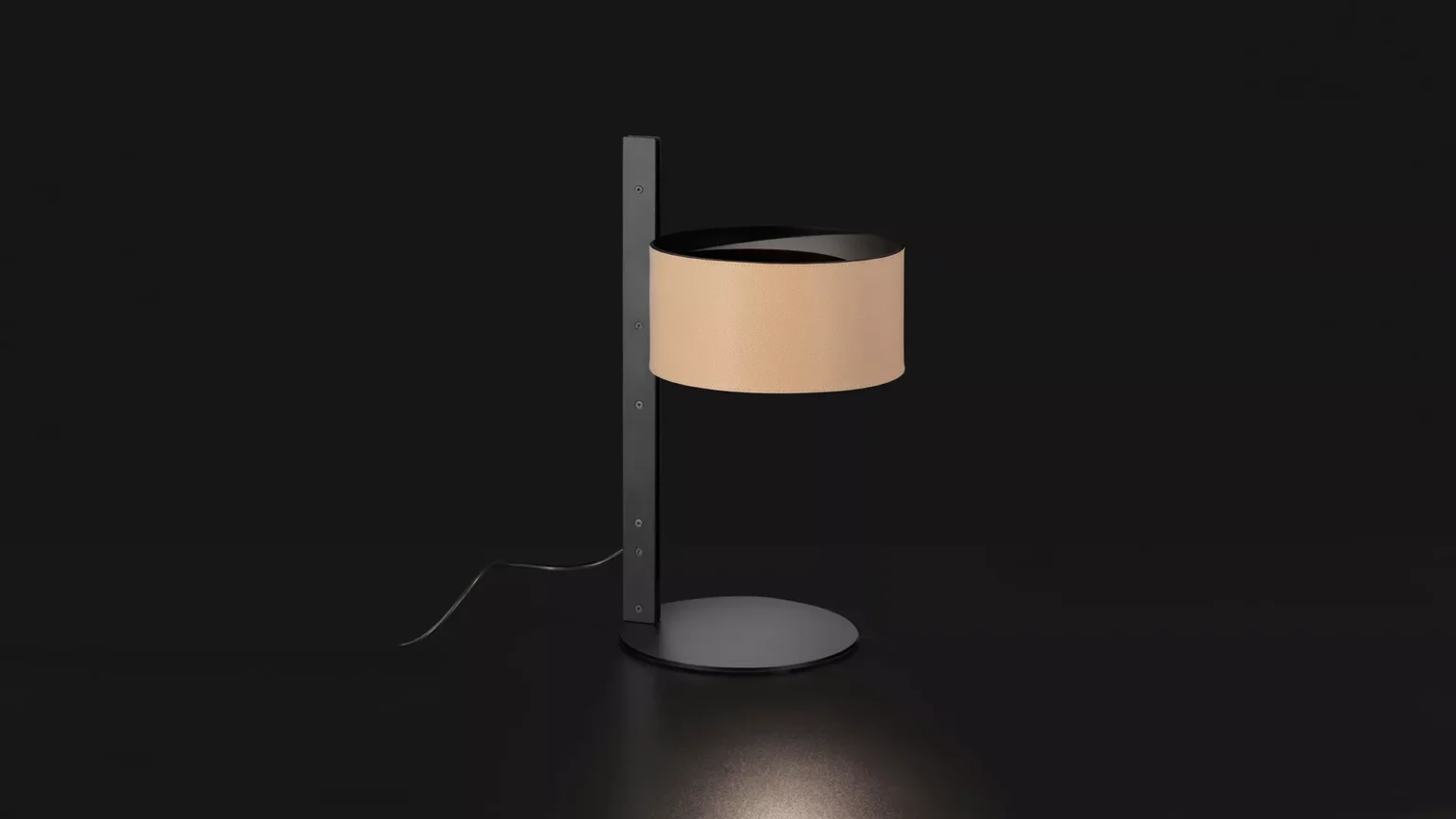 “Parallel by Oluce luxury modern lighting – opaline glass dome on minimalist metal structure”