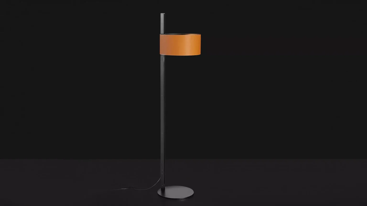“Parallel by Oluce luxury modern lamp – opal glass shade balanced on clean-lined metallic structure for stylish interiors”