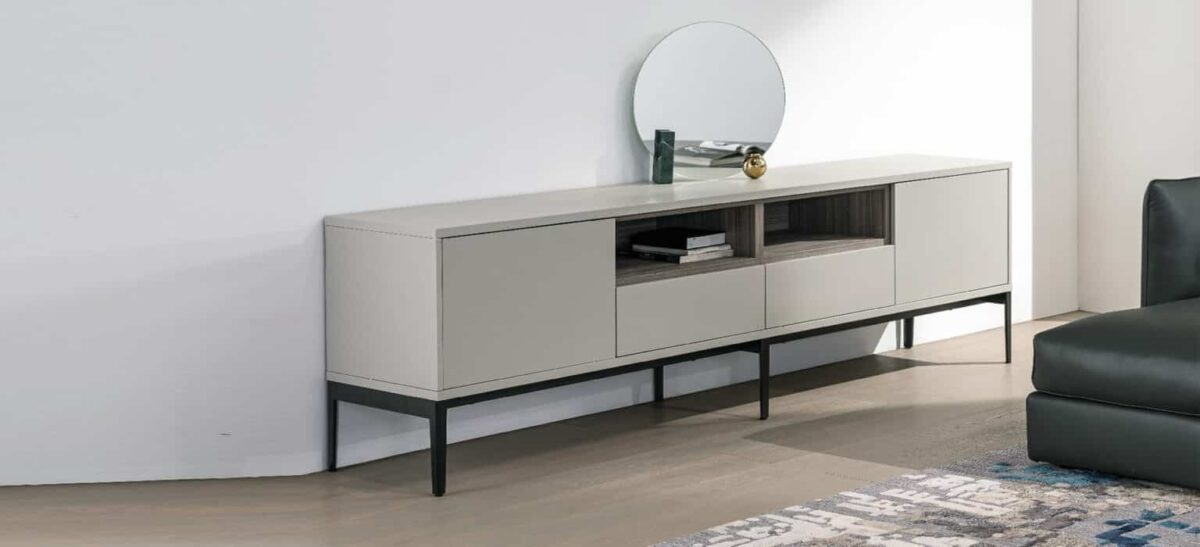 Pixel Media Cabinet by Camerich – High-end storage with contemporary design.